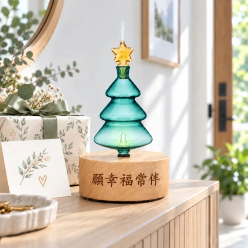 2【聖誕樹】精油擴香儀-客製化雷雕 情境圖 Herbally 2【聖誕樹】精油擴香儀-客製化雷雕 使用情境